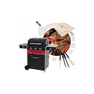 Barbecue Char-Broil Gas2Coal Hybrid Grill + Set Accessori