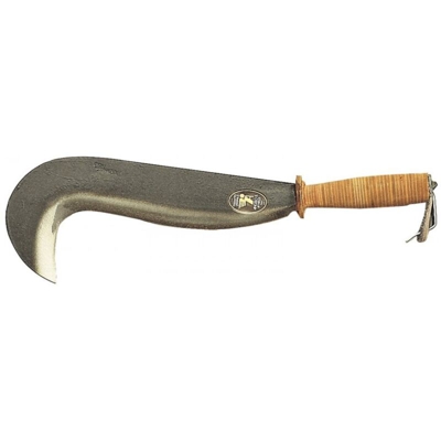 Roncola 28 cm con Manico in Cuoio Angelo B. Lucca