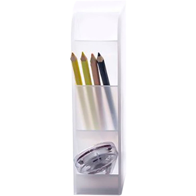 1pc Desk Organizer 4 Scomparti Moda Mutifunzionale Portapenne Matita Scatola portaoggetti per trucco Materiale PP durevole per forniture per la casa