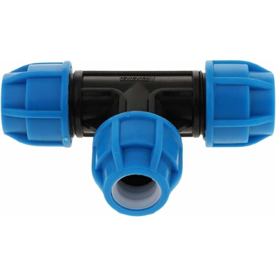 Soekavia - Raccordo per tubo da giardino Raccordo a T in plastica Raccordo per tubo da giardino Raccordo per tubo - 20 mm