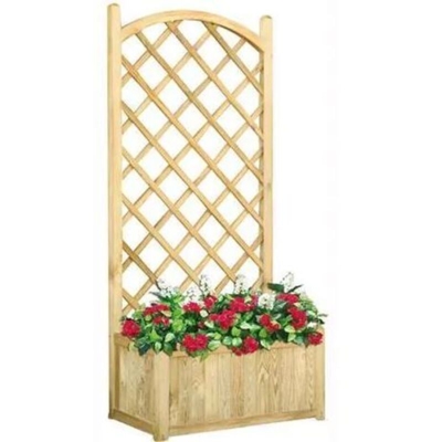 Fioriera in legno lasa impregnata con pannello fioriere arredo giardino