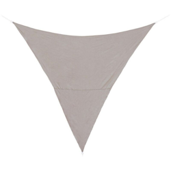 Tenda Ombreggiante Triangolare Vela Parasole Giardino Telo Ombra Sole Poliestere - Dimensione: 3,6 x 3,6 Mt - Colore: Tortora en oferta