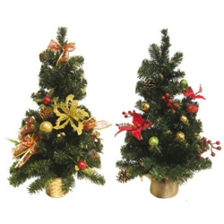 Alberi natale addobbati h40 cm addobbi natalizi en oferta
