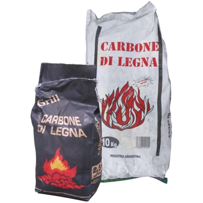 Carbone Di Legna Argentino Tipo Vegetale Accensione Rapida Kg. 2,5