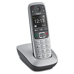 E560, DECT, Scrivania / Parete, Nero, Argento, Apparecchio cordless, Ricevitore, TFT en oferta