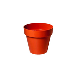 Vaso Mitu Arancio Plastica - 14 X 12,5 H Cm características