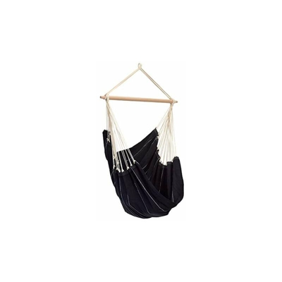 Amazonas Hammock AZ-2030140 Brasil Poltrona Sospesa Black, Nero, 130x110x160 cm