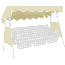 Tetto del dondolo 200 x 120 cm, qualità PE, colore beige - Angerer en oferta