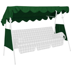 Tetto del dondolo 200 x 120 cm, qualità PE, colore verde - Angerer características