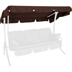 Tetto del dondolo 210 x 145 cm, qualità Swingtex, colore marrone - Angerer características