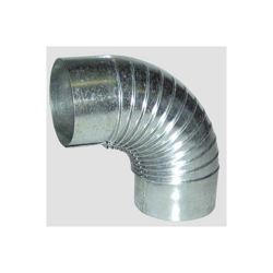 Curva 90° Gomito Lamiera Zincata per Stufa - Diametro 8 cm en oferta