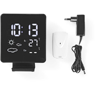 Stazione Meteo Con Sensore Wireless Sveglia Segnale Previsioni Meteo