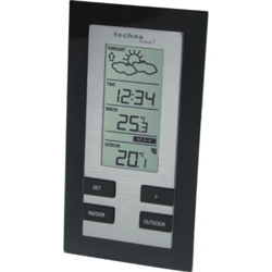 WS 9215SCH Stazione Meteo, Nero/Alluminio - Technoline precio