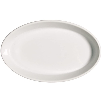 Pirofila Ovale Porcell. Forno Bianco Cm.36