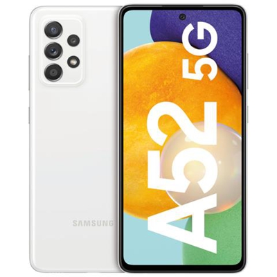 Galaxy A52 128 GB 5G Dual Sim Display 6.5'' Full HD+ Slot Micro SD Quadrupla Fotocamera Android Europa Bianco