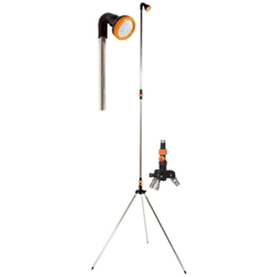 Doccia Da Giardino Con Tre Piedi Alluminio Esterno Rubinetto H 200 Cm - Gf precio
