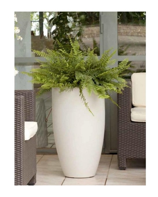 Vaso mod. Porto Badisco h 70 - Grigio Tortora - Linea Vasar by Telcom