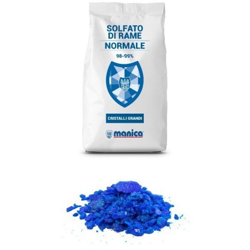 Manica Solfato di Rame in Granuli Grandi - 5 kg características