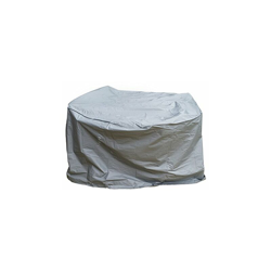 Custodia protettiva, Deluxe con morbido rivestimento interno in tessuto non tessuto per giardino tavolo (rotondo), Grigio, 160 x 90 x 90 cm, 4800 – en oferta