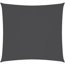 vidaXL Parasole a Vela Oxford Quadrato 3,6x3,6 m Antracite - Antracite en oferta