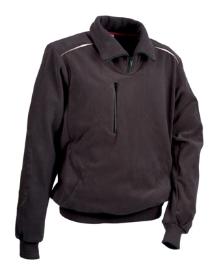 Felpa Cofra Fast in Pile mezza Zip tg.L NERO