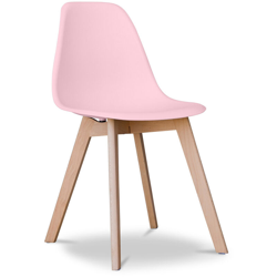 Premium Sedia di design Deswick Pastel pink características