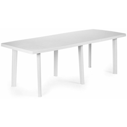 Tavolo da giardino in plastica allungabile Trio - Bianco características