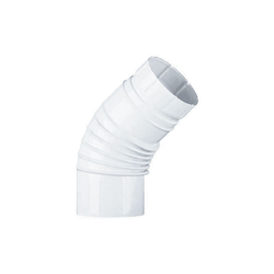 Curva Porcellanta Aperta 45° - diam. 8 cm - Bianco - Ala Fumisteria en oferta