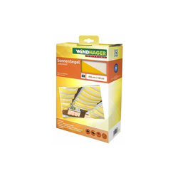 10873 Tenda solare per cavo tendeur 420 x 140 cm, giallo / bianco - Windhager en oferta