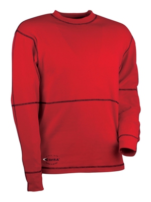 Felpa Leggera Cofra Valencia Elasticizzata V136-0 tg.3XL ROSSO