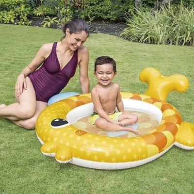 Piscina Gonfiabile per Bambini Goldfish cm. 140x124x34H Intex 57111