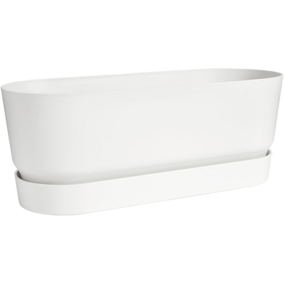 Elho Vaso Greenville Trough Long 50Cm White