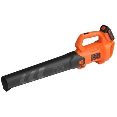 BLACK+DECKER BCBL200L25-QW Soffiatore assiale Senza Fili soffiaggio: Fino a 150 km/h 1 Batteria â Caricatore 2 Ah â Regolazione della velocitÃ in