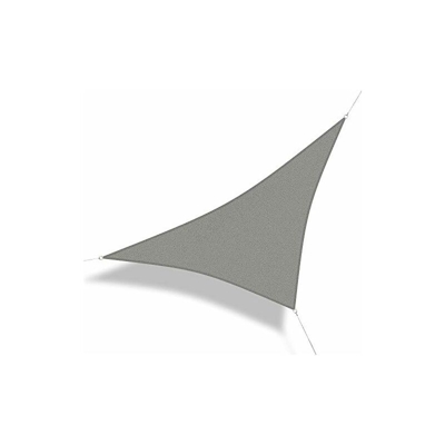 COR10RA5-SB Premium Tenda 5 x 5 x 7 m, 90 ° triangolo, grigio argento - Corasol