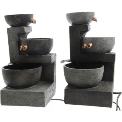 Fontana Poly Dimensione cm 11x11x21,5 Assortito 2 Colori (1 pezzo, invio casuale) FONTANA POLY CM.11X11X21,5 ASS.2 COLORI | PZ