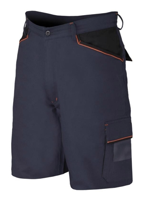Bermuda Issa Shot 8934 due colori per il lavoro estivo tg.3XL BLU CON INSERTI NERI