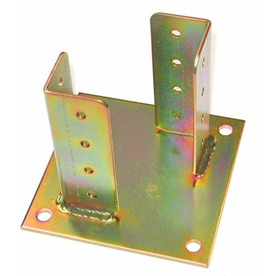 Supporto Travi tipo C con piastra fissaggio - 12 x 12 cm - Minutex