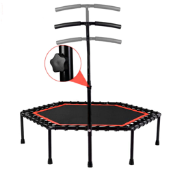 Tappetino per maniglione elastico per trampolino elastico - nero-rosso - Noir-rouge en oferta