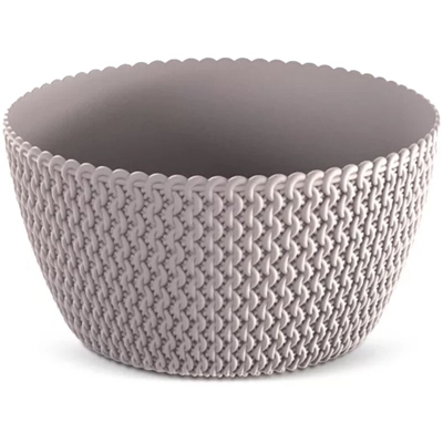 Vaso Ciotola Splofy - 24 x 12,3 h cm - Sabbia
