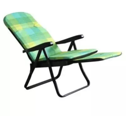 Sdraio Saponetta imbottita con carrello poggiapiedi scorrevole - Metalfar - Tomaino - Verde en oferta