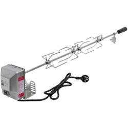 Girarrosto elettrico spiedino carne barbecue grill bbq in ghisa 100 cm 220-240 V precio