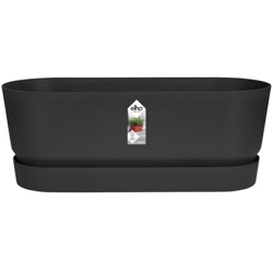 Elho Vaso Greenville Trough Long 50Cm Living Black en oferta