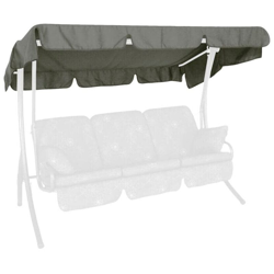 Tetto del dondolo 210 x 145 cm, qualità Swingtex, colore antracite - Angerer en oferta