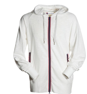 Felpa zip completa Payper Freestyle con Cappuccio tg.S BIANCO OFF
