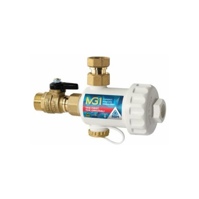 Rbm - Mg1 Filtro Defangatore Magnetico Sotto Caldaia Bianco 30700550