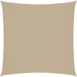 vidaXL Parasole a Vela Oxford Quadrato 3,6x3,6 m Beige - Beige características