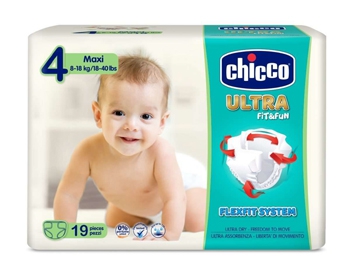 CHICCO PANNOLINO ULTRA CHICCHO MAXI 19 X 10