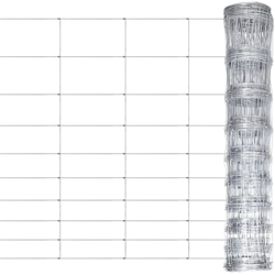 vidaXL Recinzione da Giardino in Acciaio Zincato 50x1,2 m Argento - Argento precio