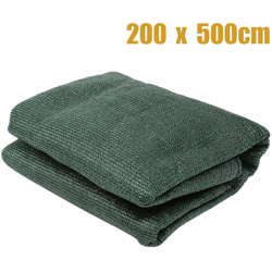 Rete ombreggiante da 2 * 5 m, schermatura per recinzione, telo da tennis, recinzione per la privacy, PE - verde - Vert en oferta