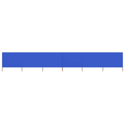 vidaXL Paravento a 6 Pannelli in Tessuto 800x120 cm Azzurro - Blu en oferta